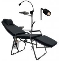 Greeloy® Updated Adjustable Portable Dental Folding Chair with Portable Operating Light GU-P101 Unit